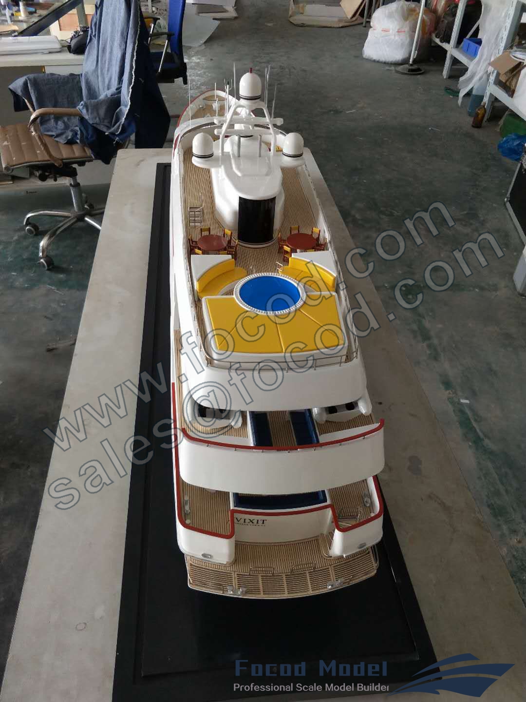 customized model of Swedeship megayacht (52.75m twin screw motoryacht)